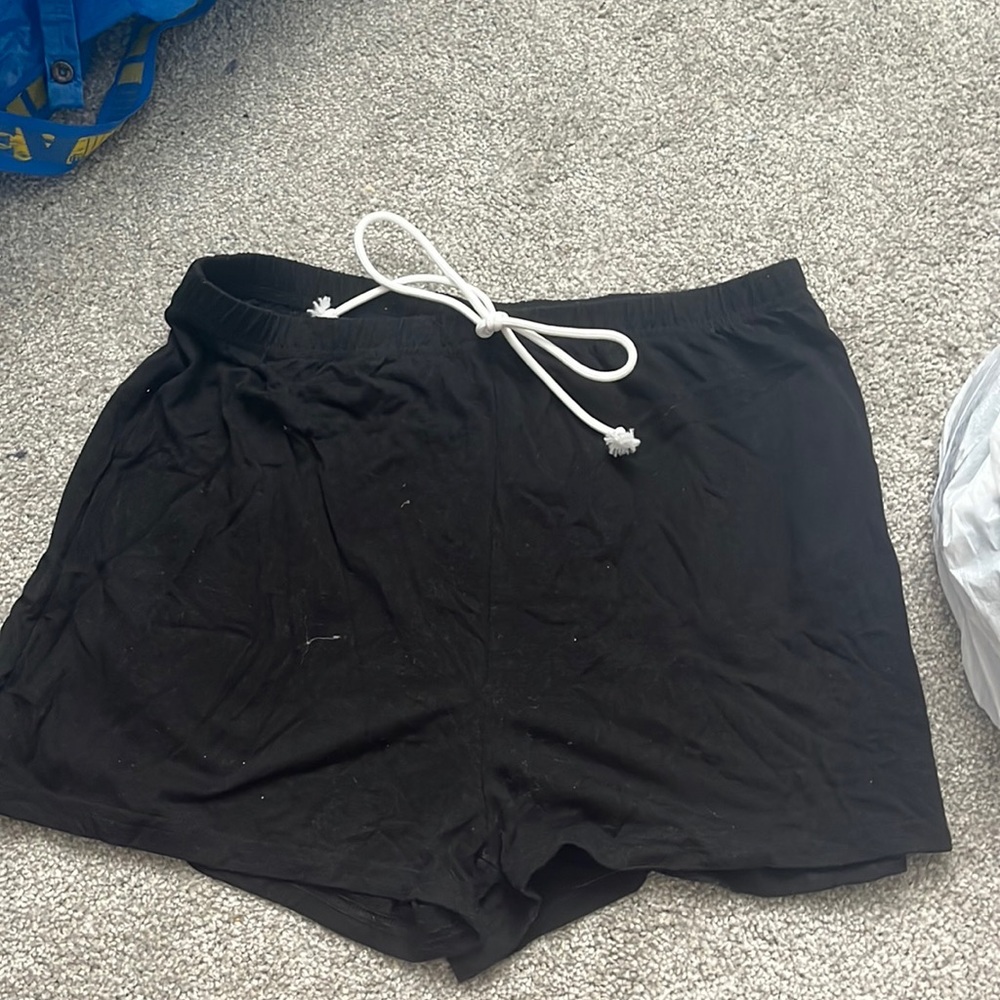 Black Lounge Shorts